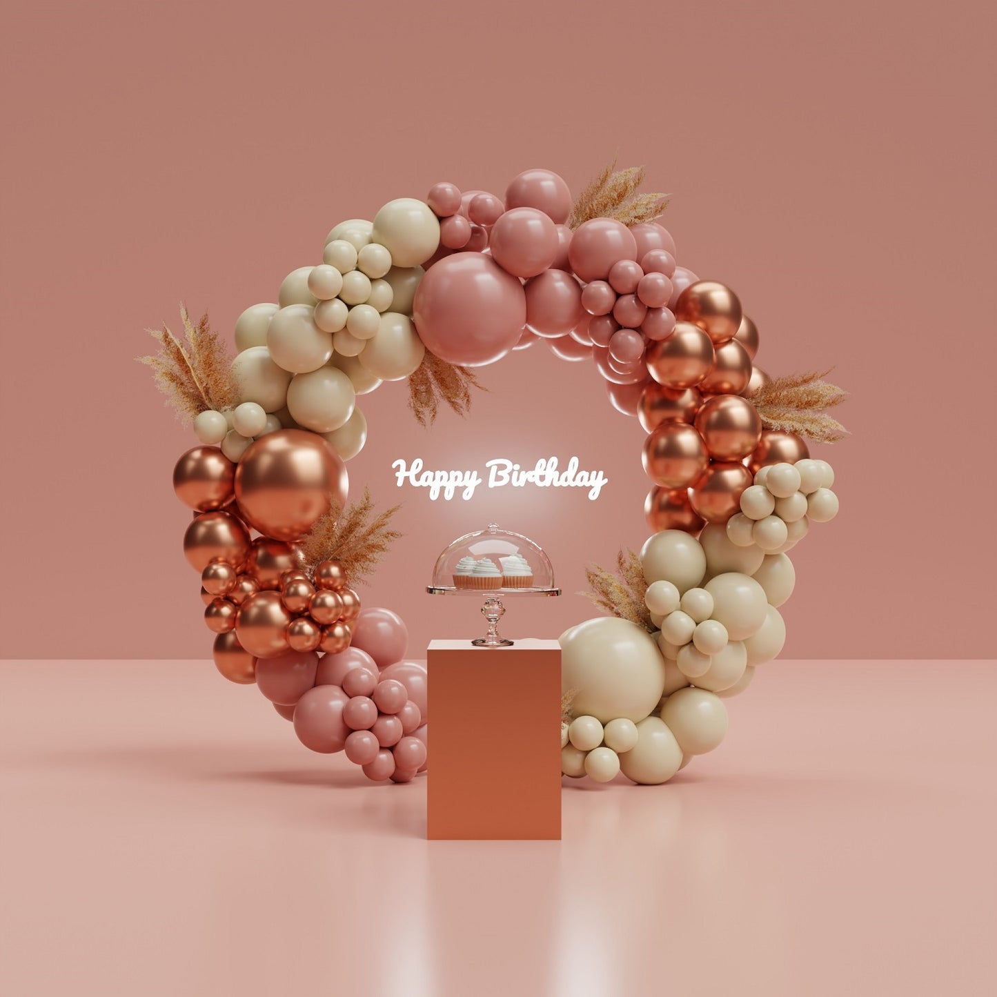 Ballonbogen (Perfekte Rose)