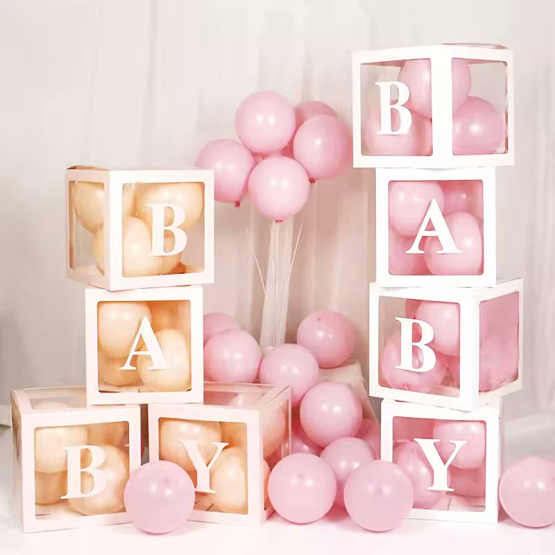 BABY Ballonnen Box (Wit) - PartyPro.nl