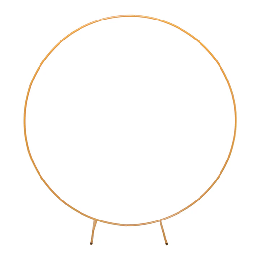 Backdrop Gold - 2m (Circle Arch)