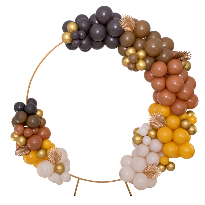 Backdrop Gold - 2m (Circle Arch)