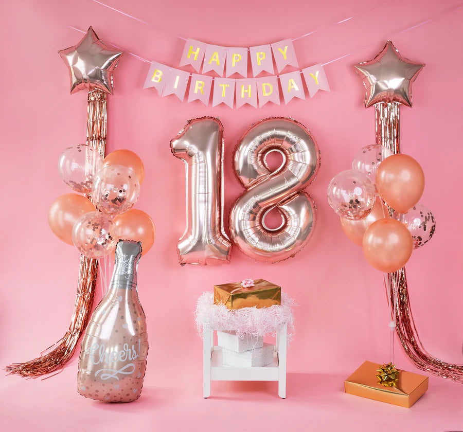 Happy Birthday Girlande (Rose)