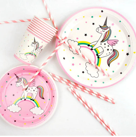 Table decoration set Unicorn Theme