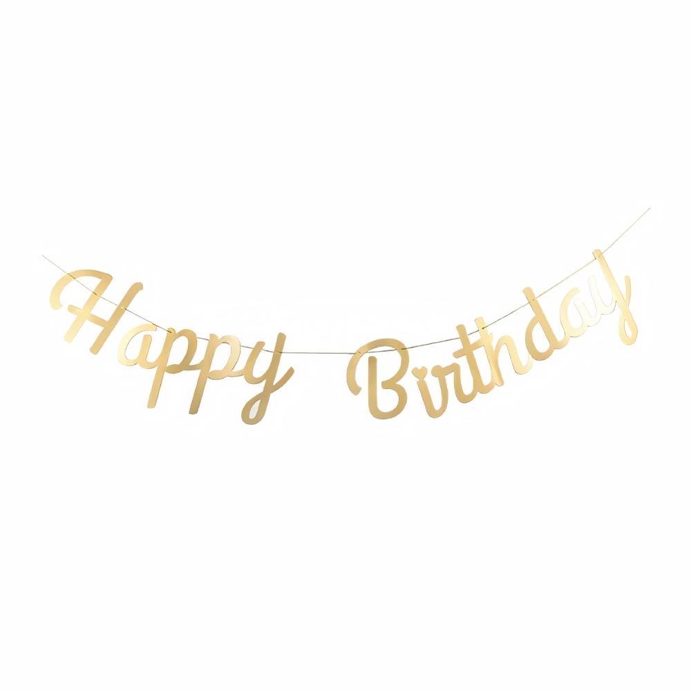 Happy Birthday slinger (Goud) - PartyPro.nl