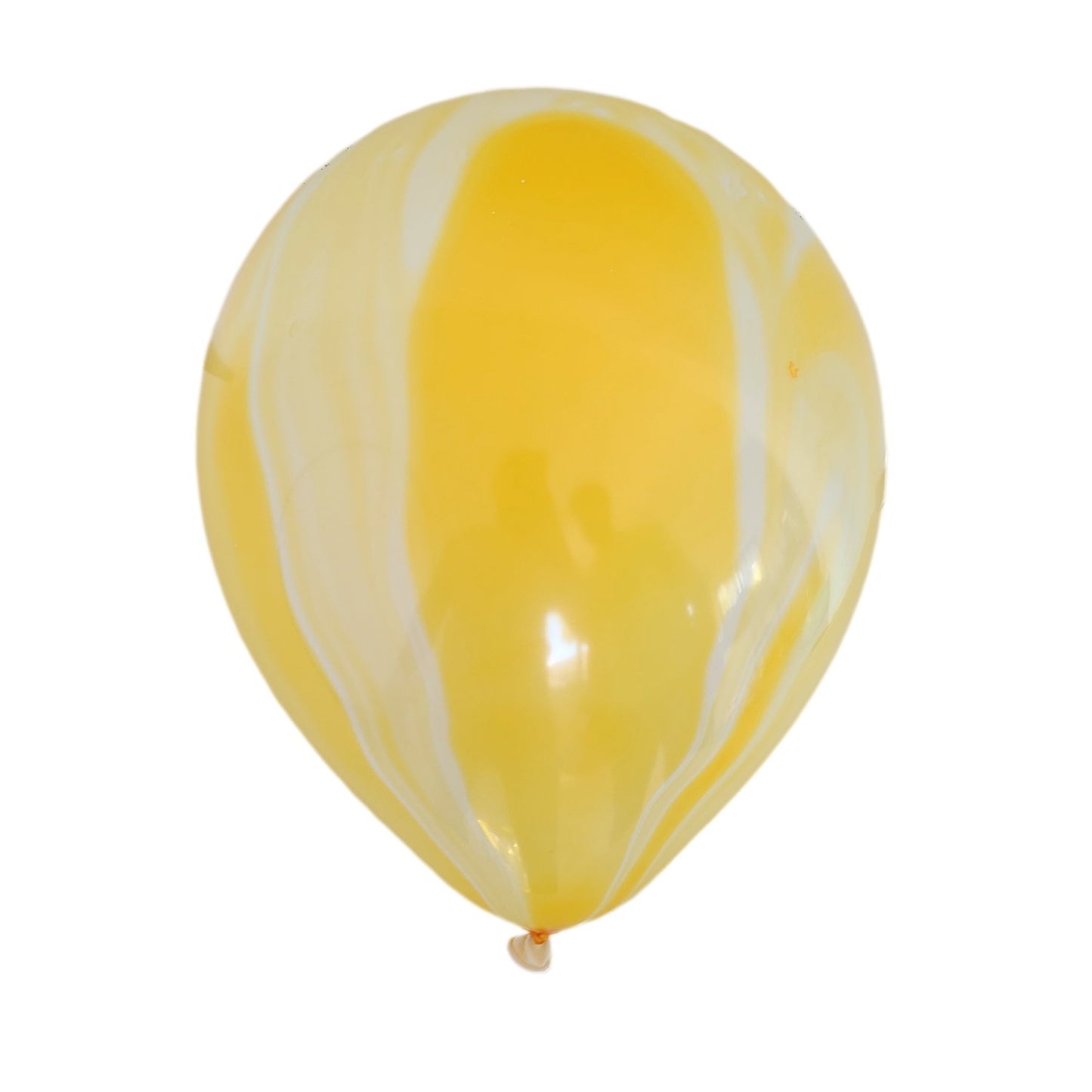 Marmer Ballonnen - Geel (10 stuks / 30 CM) - PartyPro.nl