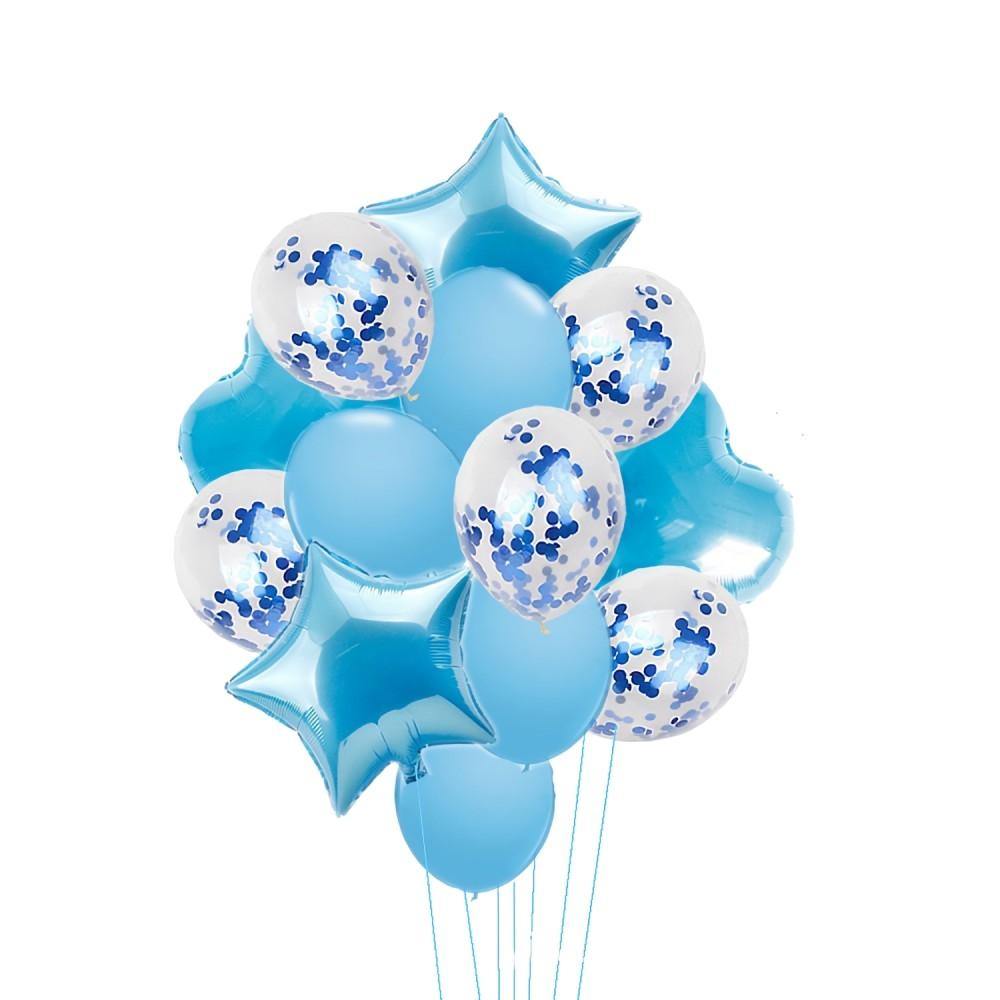 Taartdecoratie, 120 stuks, taarttoppers, mini-ballonnen Taartdecoratie, 120 stuks, taarttoppers, mini-ballonnen