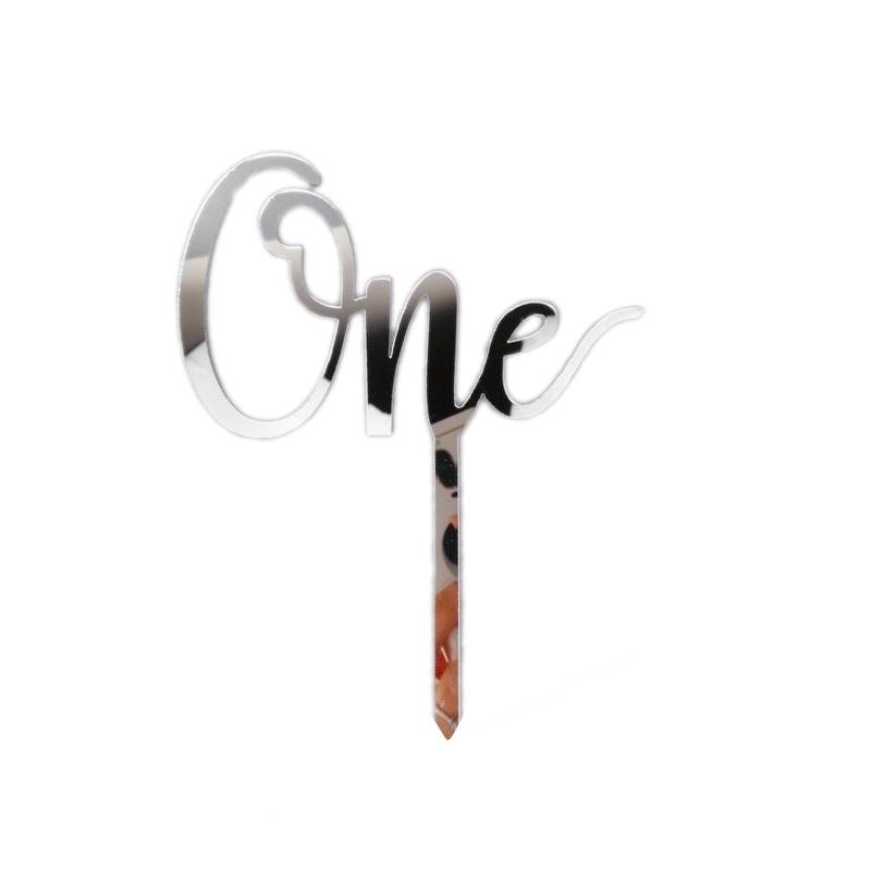 One Taarttopper (Zilver)