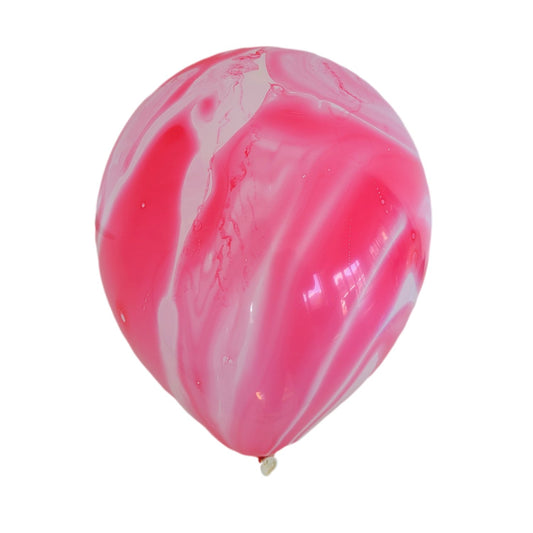 Marmer Ballonnen - Roze (10 stuks / 30 CM)