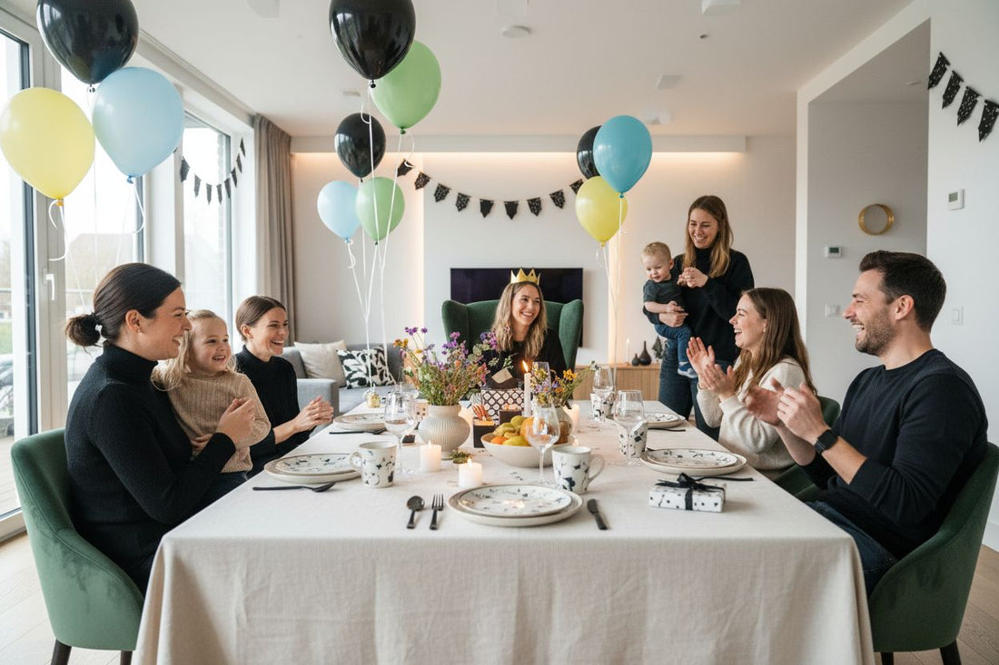 verjaardagsdecoratie woonkamer realistisch