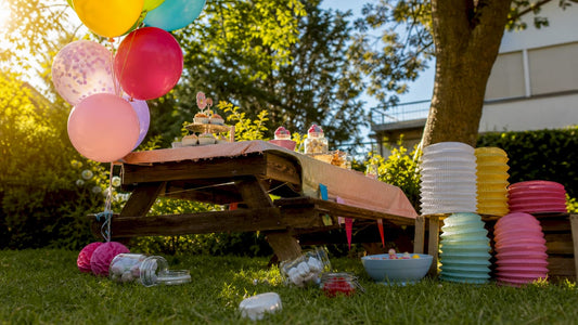 Sfeervol huis met betaalbare versiering voor kinderfeestjes
