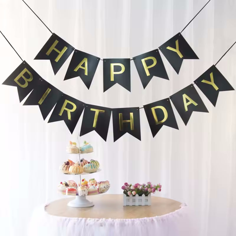 Happy Birthday garland (Rose)