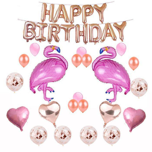 Verjaardag versiering (Flamingo) - PartyPro.nl