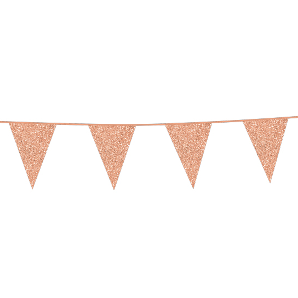 Flaggen glitzern (Rose)