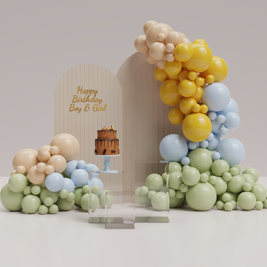 Balloon arrangement for birthday deals