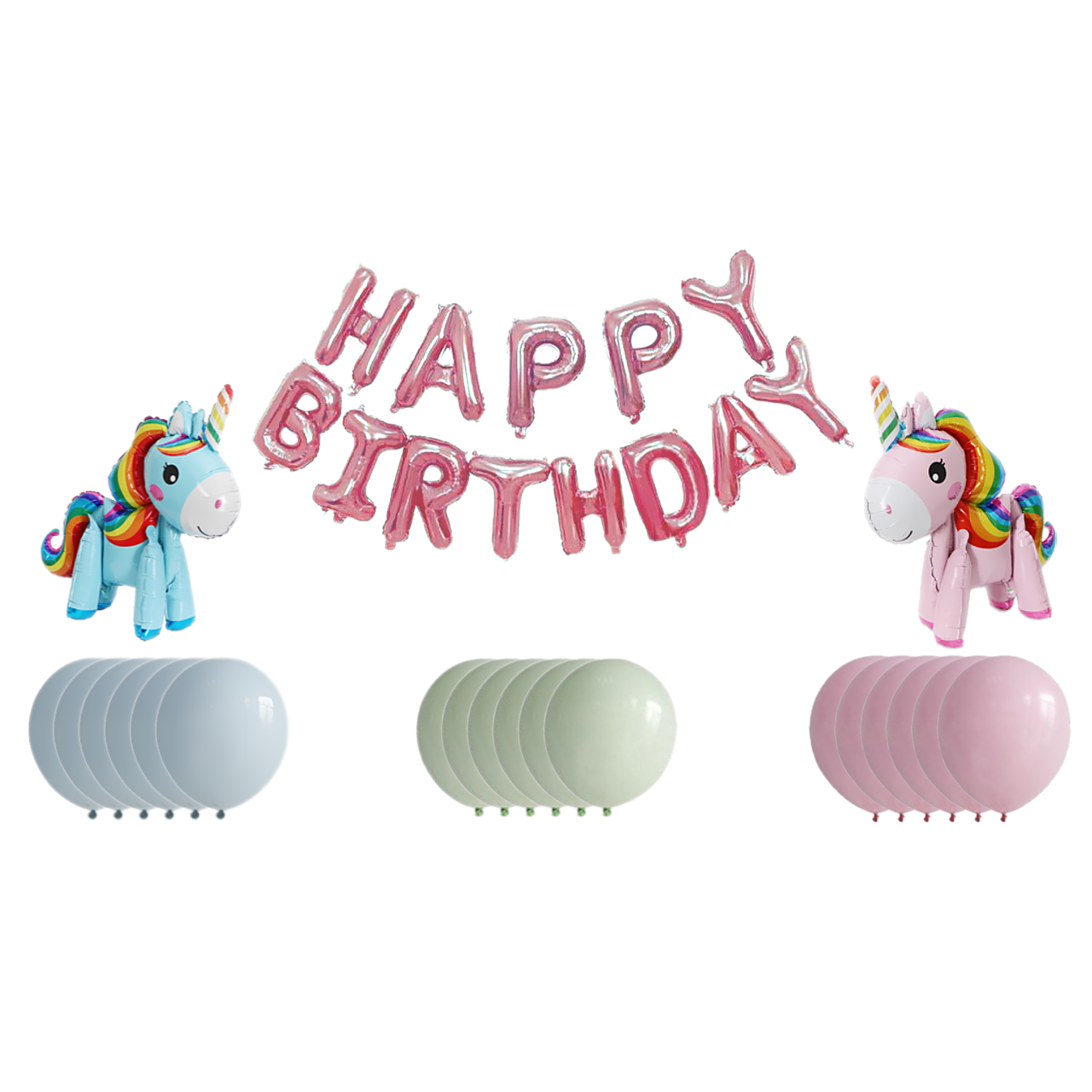 Verjaardag versiering (Unicorn) - PartyPro.nl