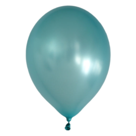 Luftballons Karibikblau (Perle) (10 Stück / 30 CM)