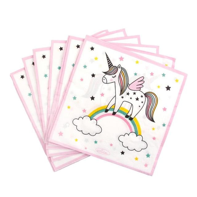 Table decoration set Unicorn Theme