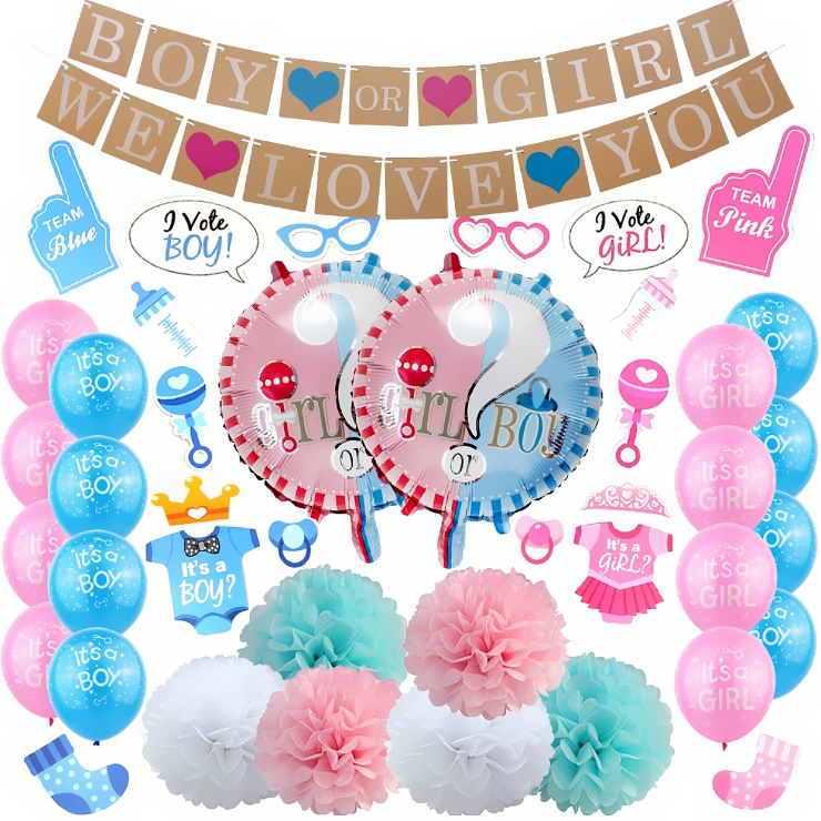 Gender Reveal versiering (Premium) - PartyPro.nl