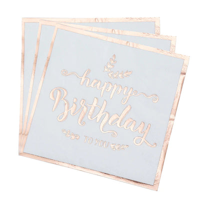 Table decoration set Birthday (Rose)