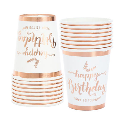 Table decoration set Birthday (Rose)