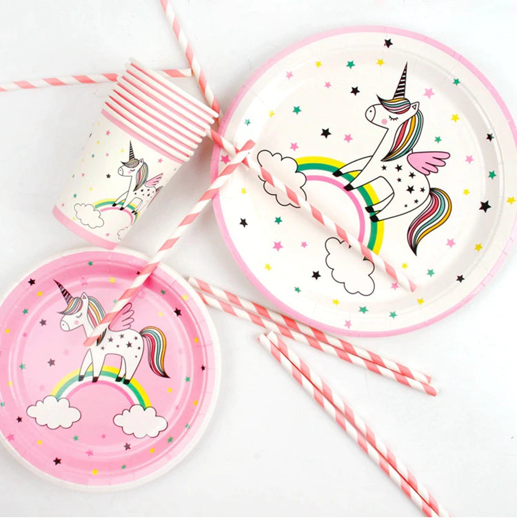 Table decoration set Unicorn Theme