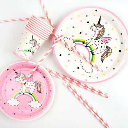 Table decoration set Unicorn Theme