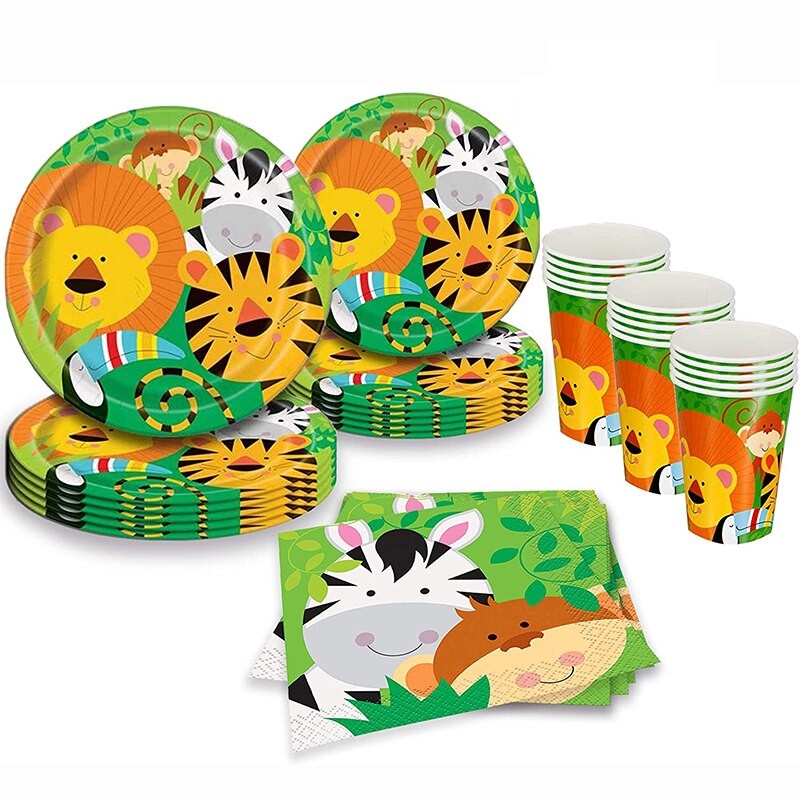 Table decoration set Jungle Theme