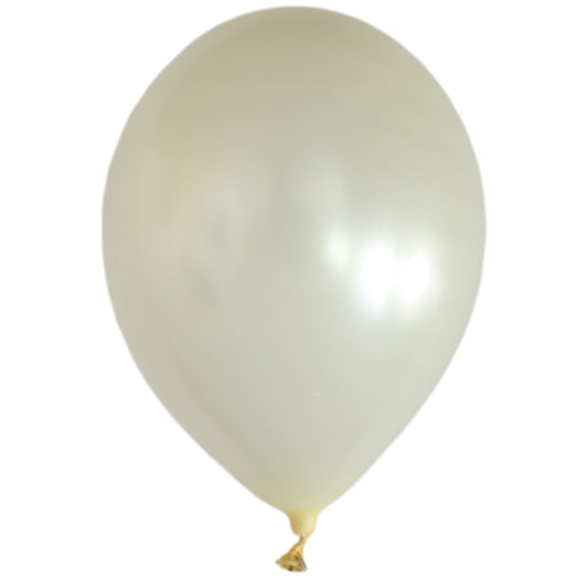 Elfenbein (Perle) Luftballons (10 Stück / 30 CM)
