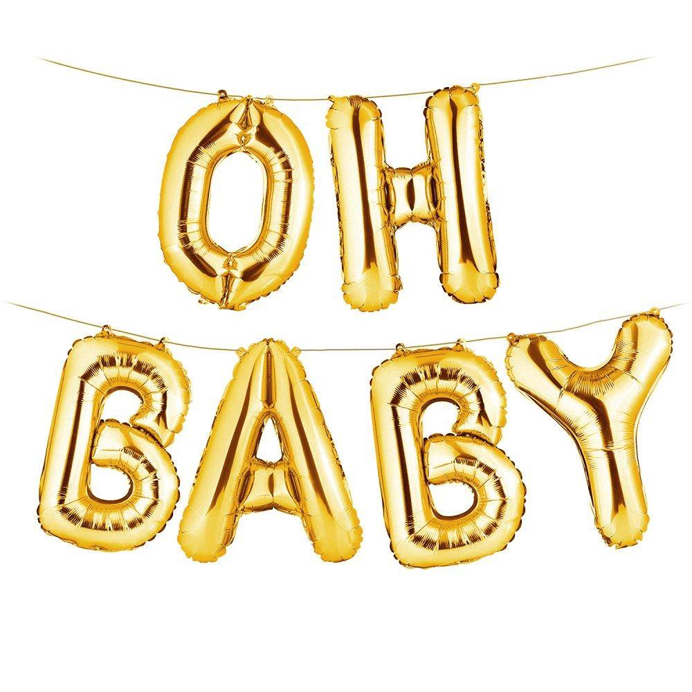 Oh Baby ballon Goud (40CM) - PartyPro.nl