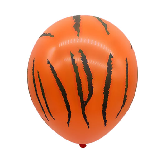Luftballons mit Tigerdruck (10 Stück / 30 CM)