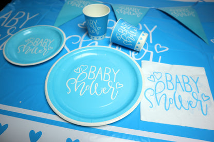 Tischdeko-Set Babyparty (Blau)