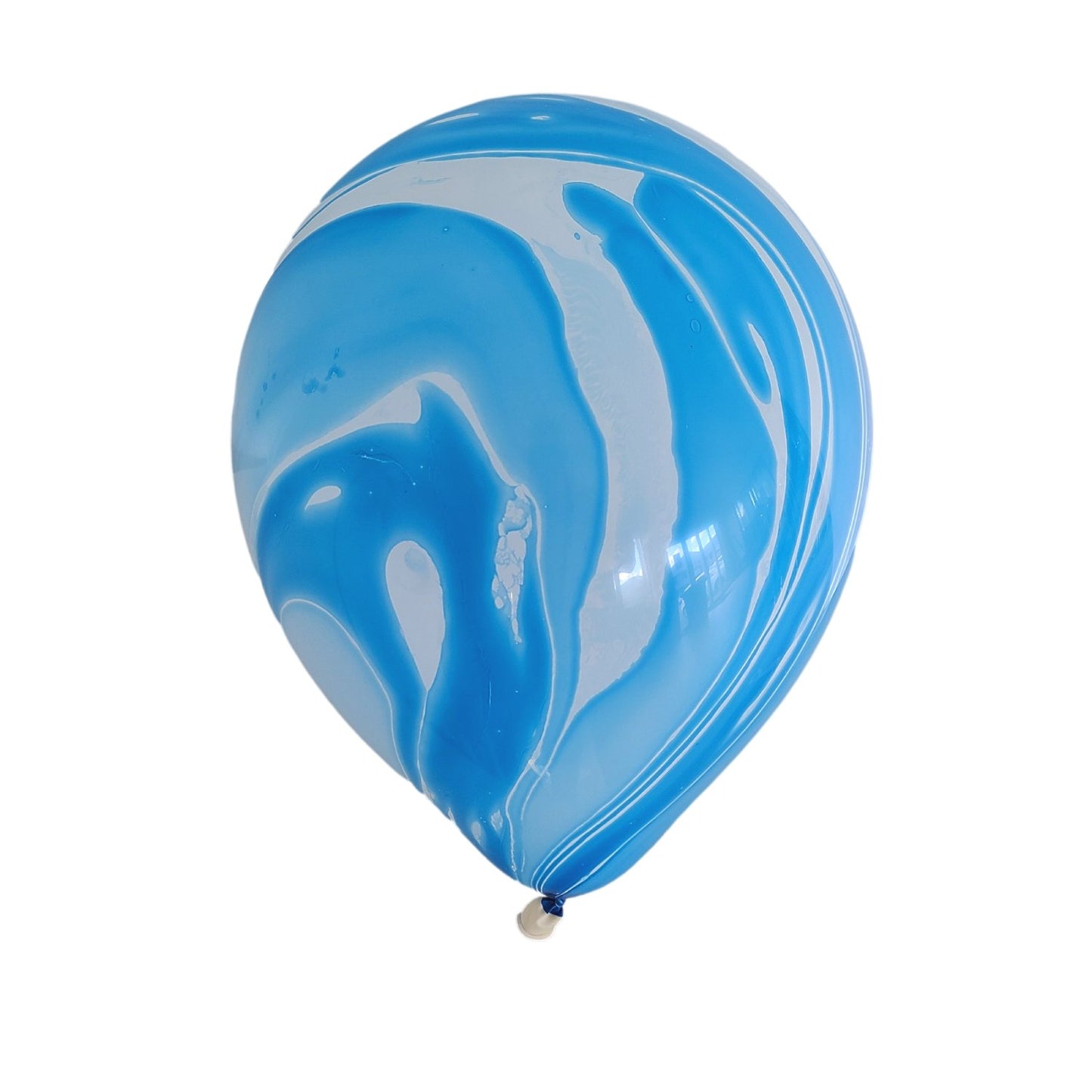Marmer Ballonnen - Blauw (10 stuks / 30 CM) - PartyPro.nl