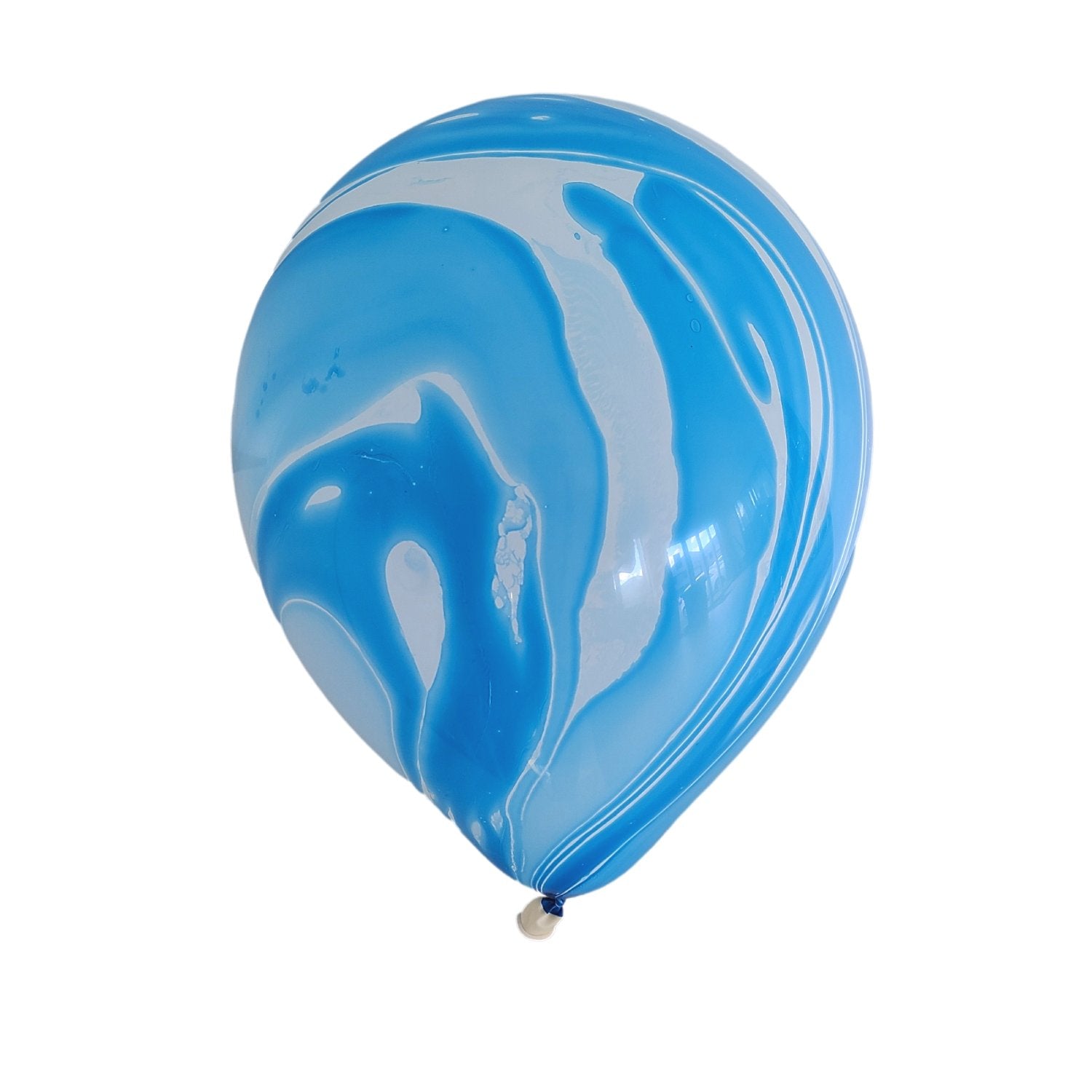 Marmer Ballonnen - Blauw (10 stuks / 30 CM) - PartyPro.nl