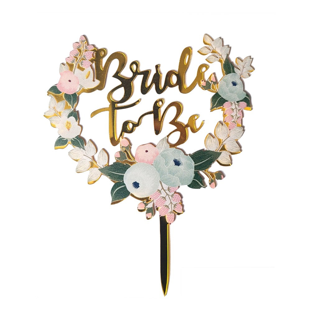 Bride To Be Cake Topper