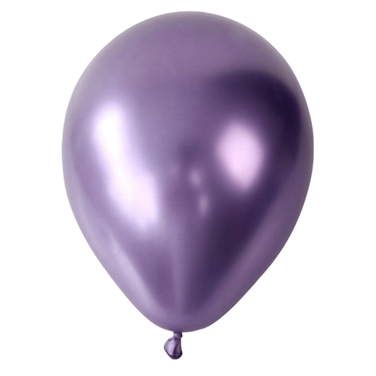 XL Luftballons Lila Chrom (10 Stück / 46 CM)