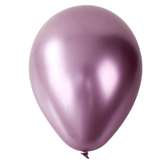 Mini Pink Chrome Balloons (20 pcs / 12 CM)