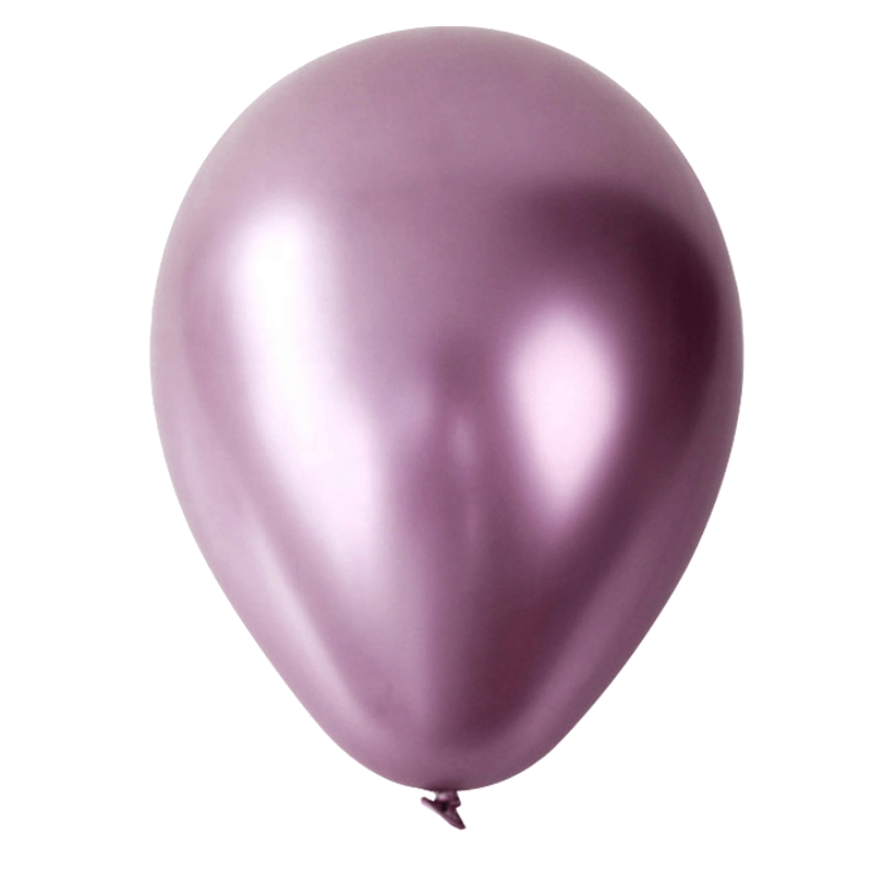Roze Chroom Ballonnen (10 stuks / 30 CM)