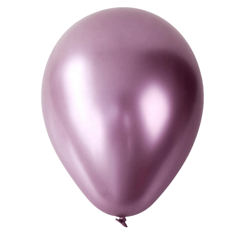 XL Roze Chroom Ballonnen (10 stuks / 46 CM)