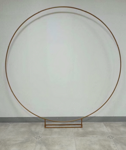 Backdrop Gold - 2m (Circle Arch)