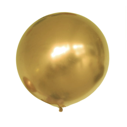 XXL Gouden Chroom Ballon (90 cm)