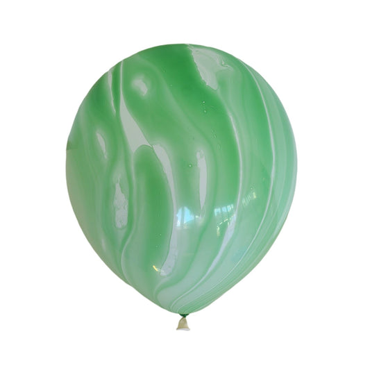 Marble Balloons - Green (10 pcs / 30 CM)