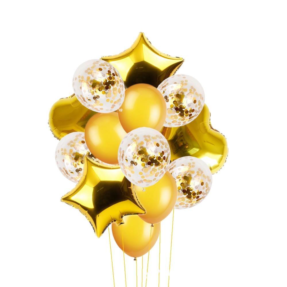 Luxe Ballonnenset Goud - PartyPro.nl