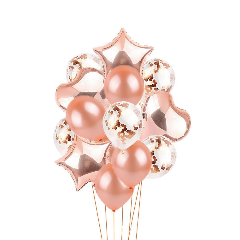 Luxe Ballonnenset Rosé - PartyPro.nl