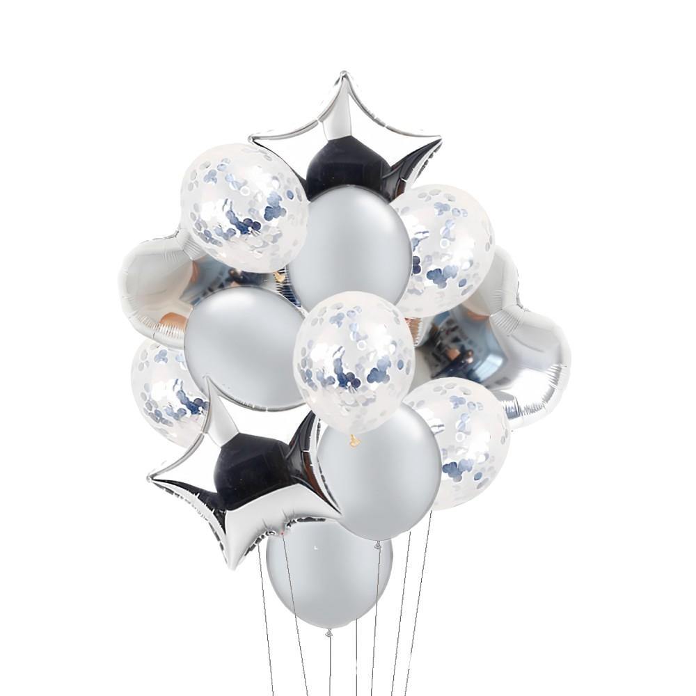 Luxe Ballonnenset Zilver - PartyPro.nl