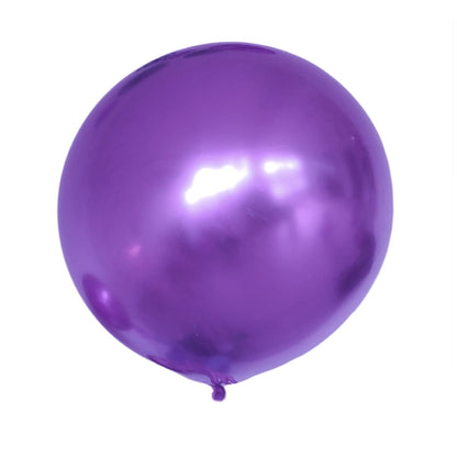 XXL Paarse Chroom Ballon (90 cm)