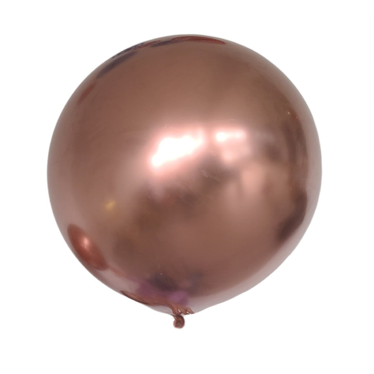 XXL Luftballon Rosé Chrom (90 cm)