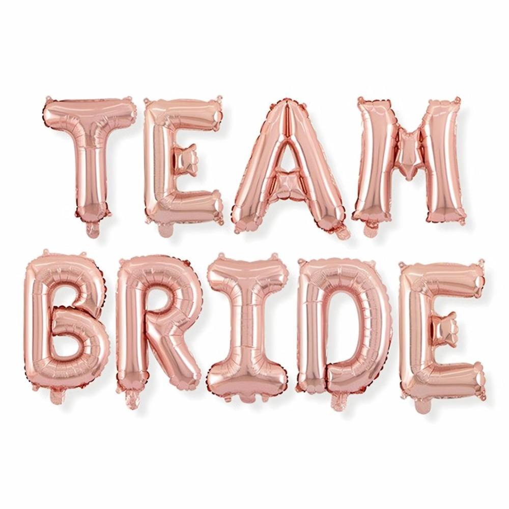 Team Bride ballon Rosé (40CM) - PartyPro.nl