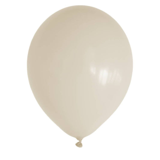 Sandfarbene Luftballons (10 Stück / 30 CM)