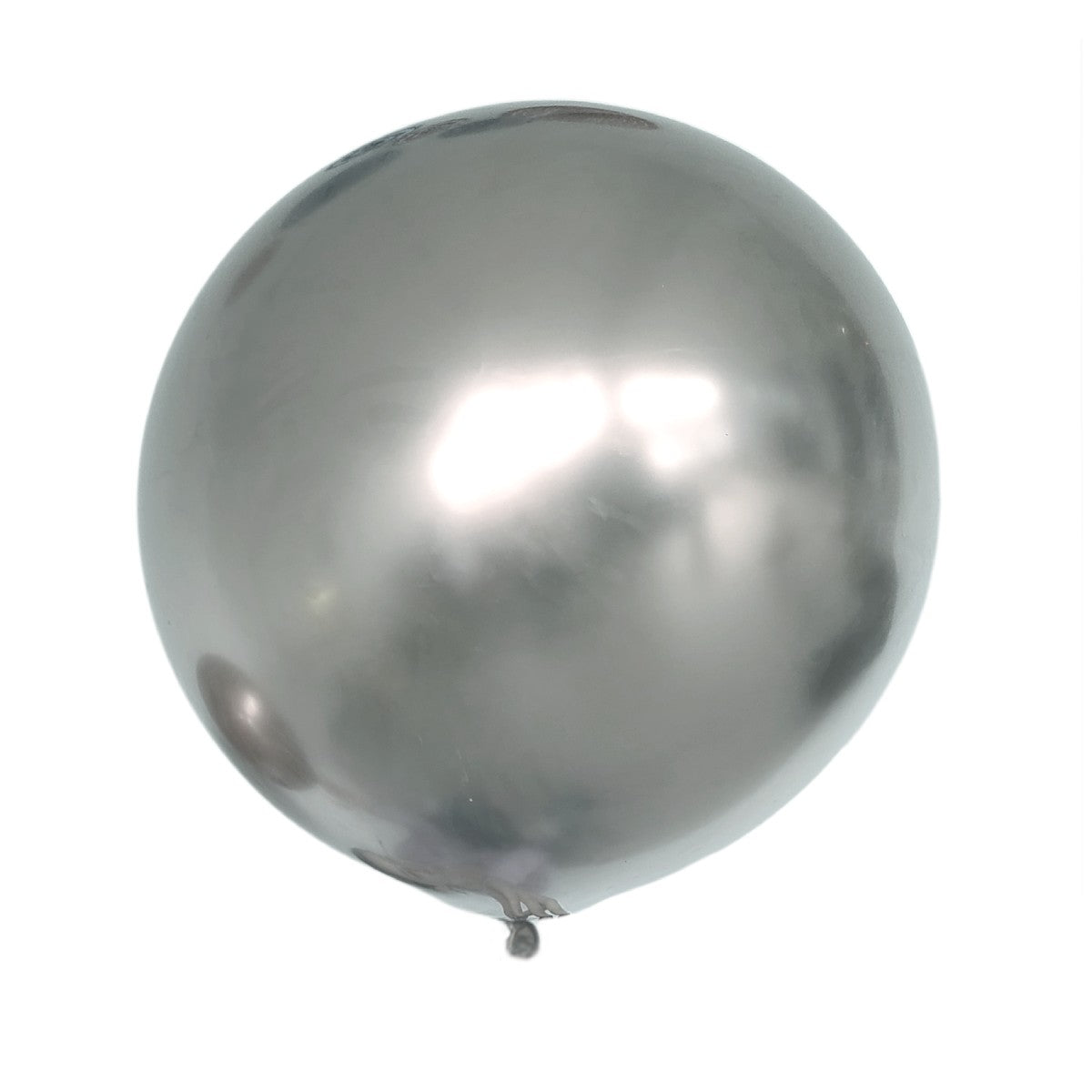 XXL Ballon Silber Chrom (90 cm)
